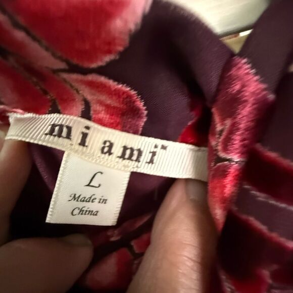 Miami Red Asymmetrical Wrap Mini Skirt - Picture 2 of 6